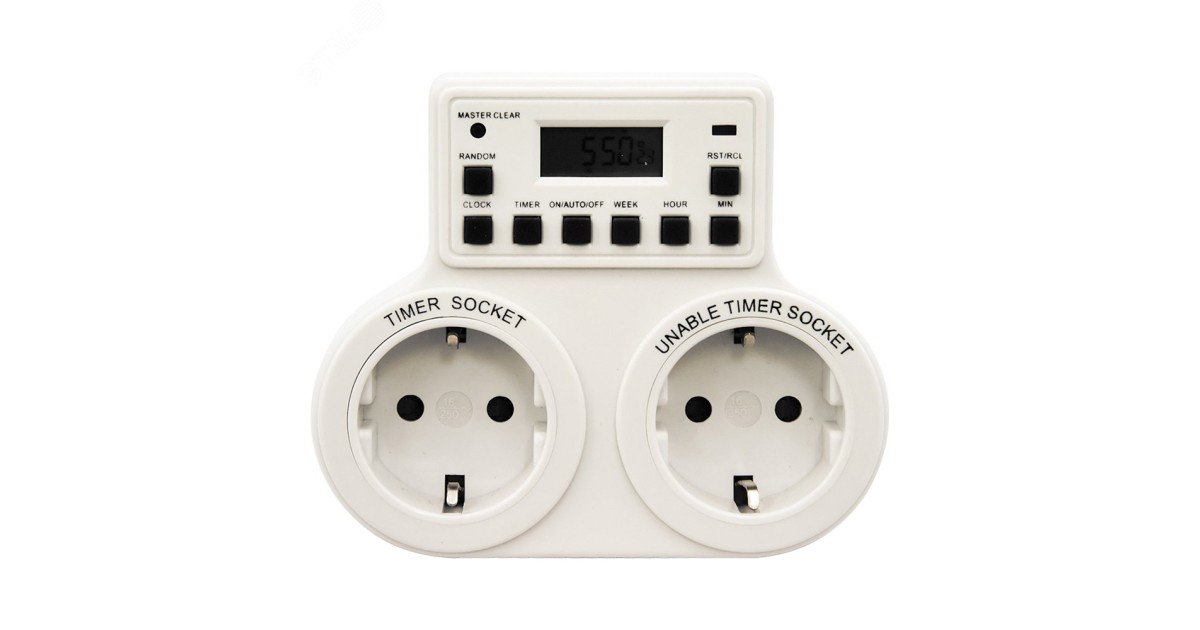 Купить Розетка с таймером (недельная) 3500W/16A 230V, Stekker 23236 Feron оптом в Москве