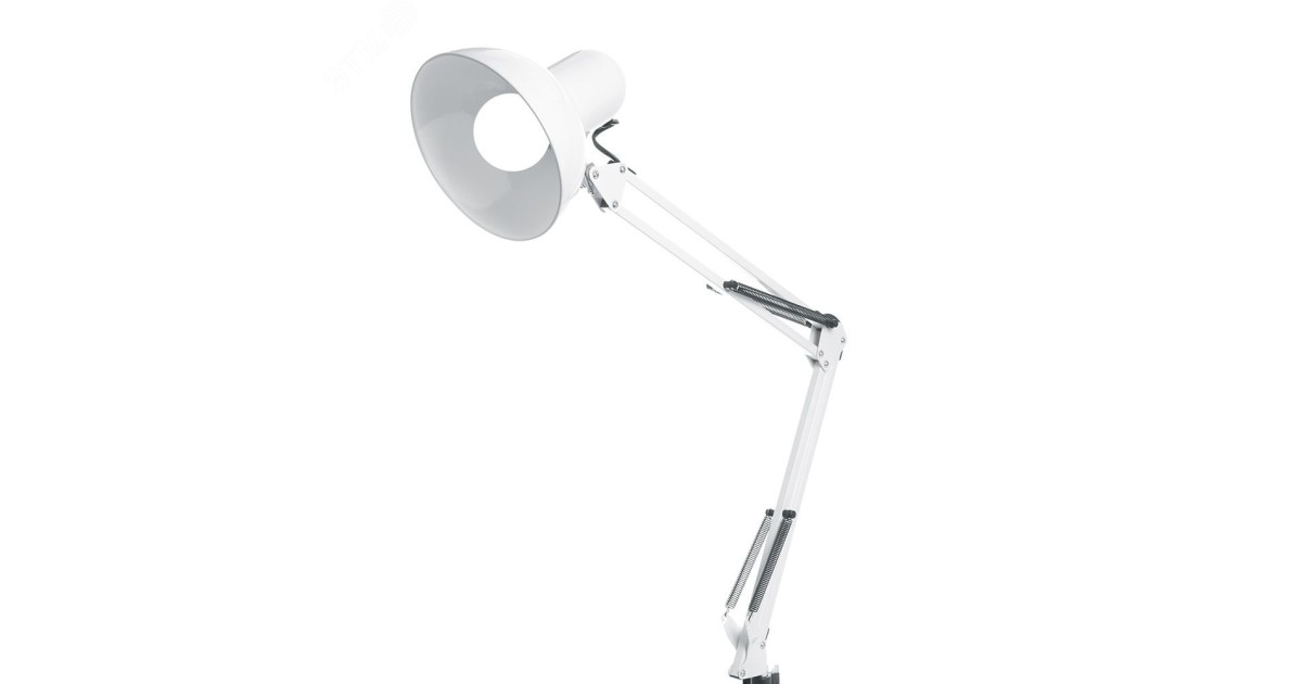 Купить Светильник настольный 60w Е27 на струбцине белый 24232 Feron оптом в Москве