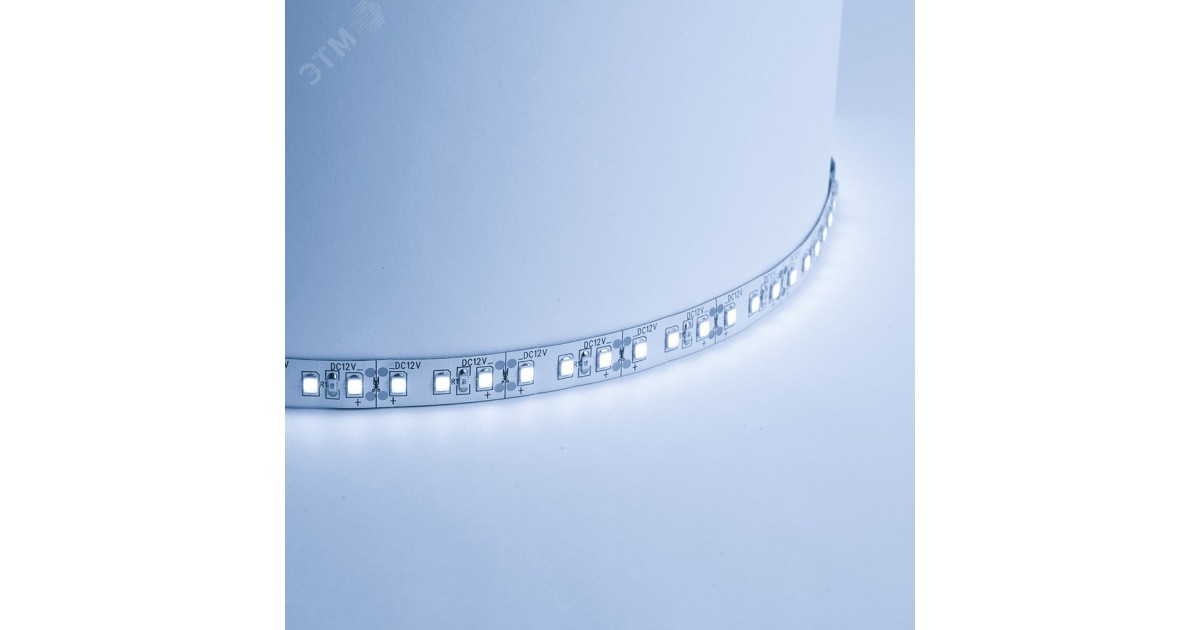 Купить Лента светодиодная LEDх120/м 5м 9.6w/m 12в дневной 27729 Feron оптом в Москве