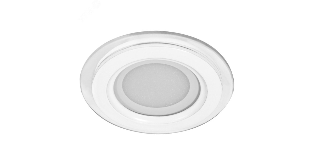 Купить Светильник светодиодный ДВО-12w 4000K 960Лм со стеклом белый 27851 Feron оптом в Москве