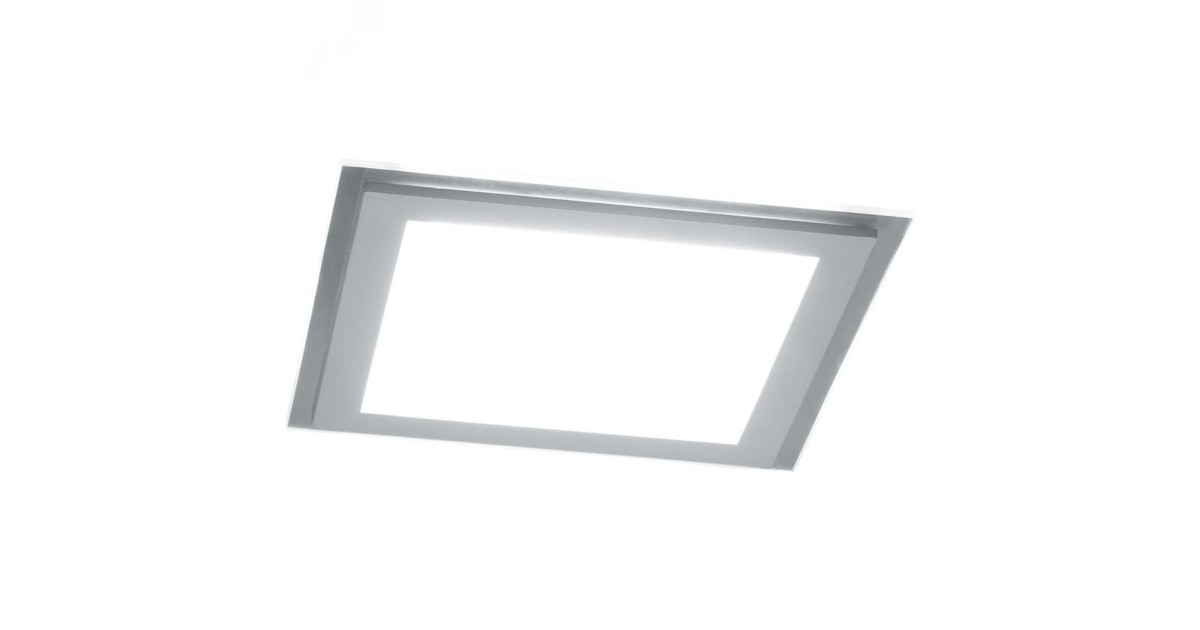 Купить Светильник светодиодный ДВО-6w 4000K 480Лм квадратный со стеклом белый 27853 Feron оптом в Москве