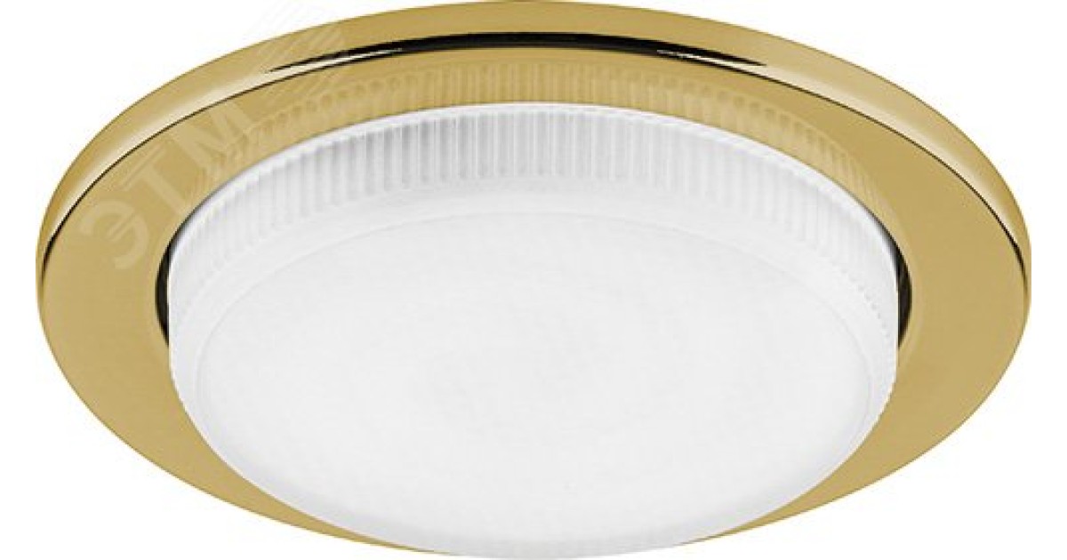 Купить Светильник ДВО-15w GX53 без лампы золото 28453 Feron оптом в Москве