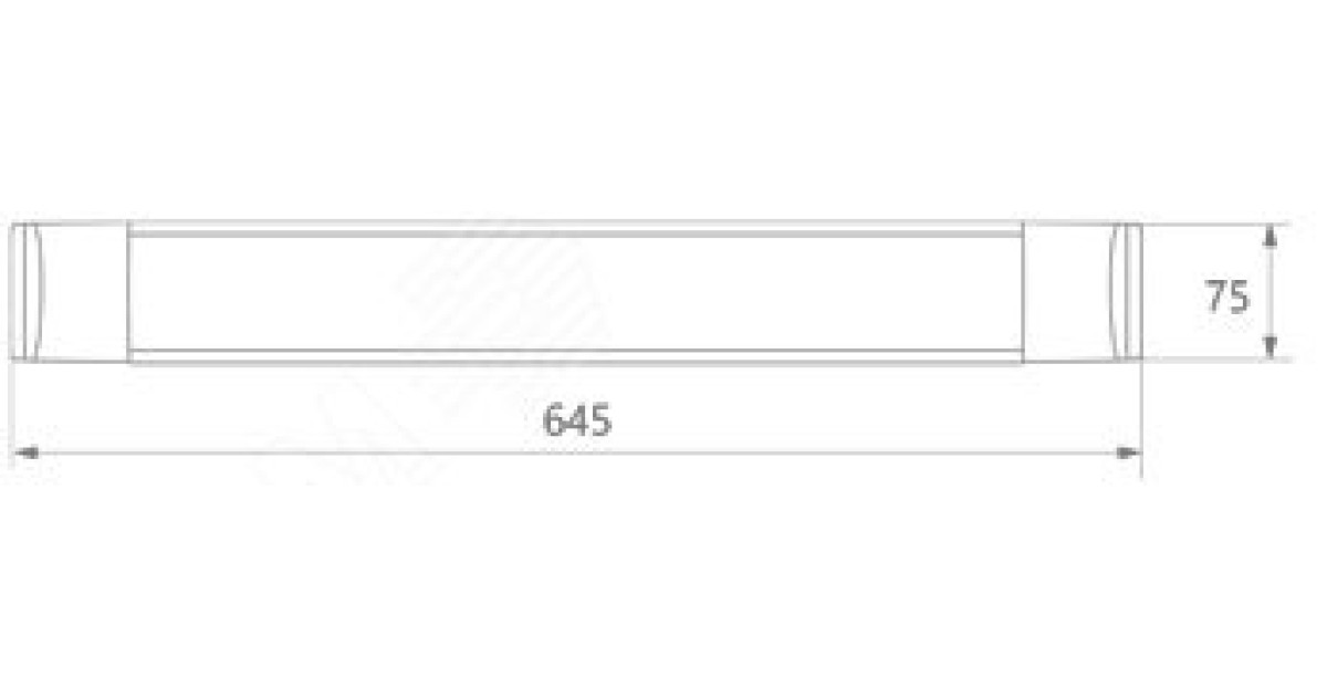 Купить Светильник светодиодный ДПО-18вт 4500К 1700Лм IP20 металл (аналог ЛПО-2х18) 28728 Feron оптом в Москве