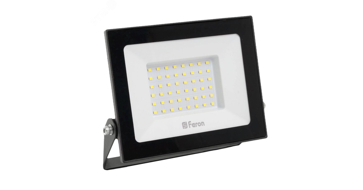 Купить Прожектор светодиодный ДО-50w 4000К 4000Лм IP65 черный 29497 Feron оптом в Москве