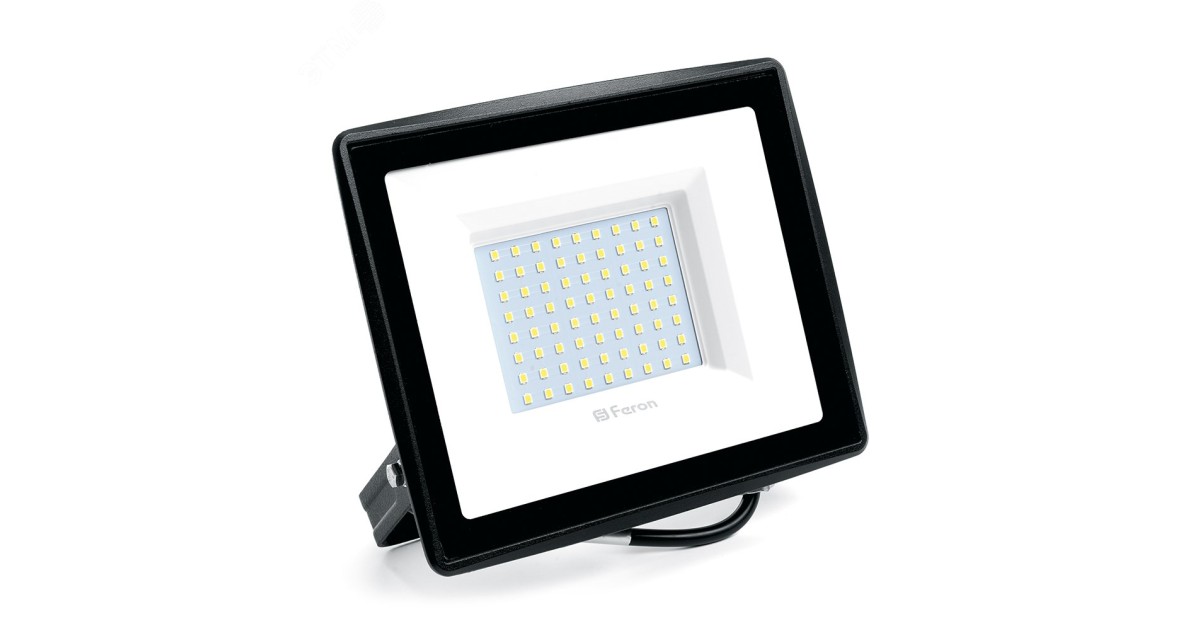 Купить Прожектор светодиодный ДО-100w 6400К 9500Лм IP65 черный 32103 Feron оптом в Москве