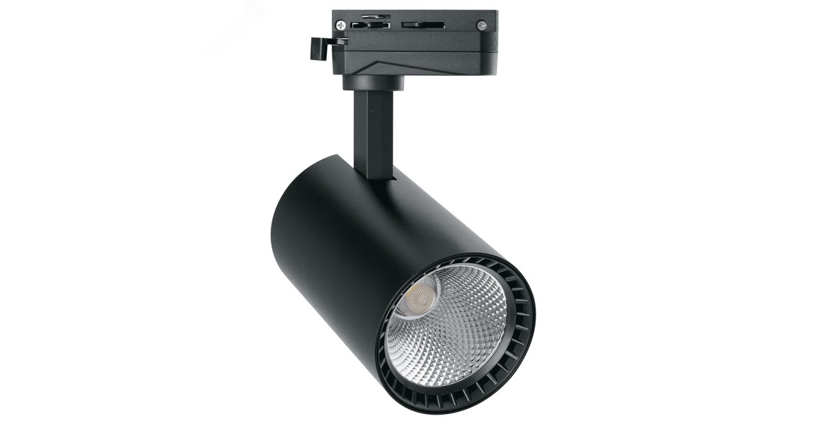 Купить Светильник светодиодный трековый на шинопровод ДПО-12w 4000К 1080Лм черный 32516 Feron оптом в Москве