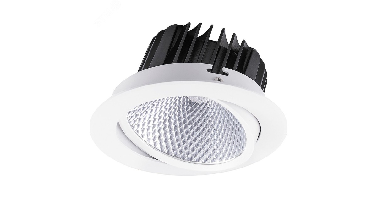 Купить Светильник светодиодный ДВО-20w 4000К 1800Лм поворотный белый 32622 Feron оптом в Москве