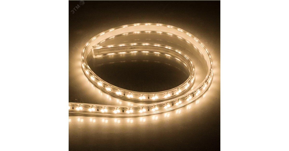Купить Лента светодиодная LEDх120/м 1м 11w/m 220в IP65 тепло-белый 32716 Feron оптом в Москве