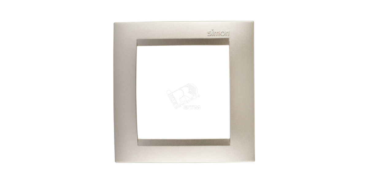 Купить 15 Рамка на 1 пост шампань 1500610-034 Simon оптом в Москве