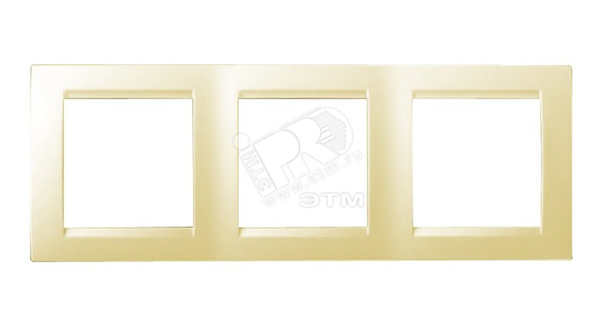 Купить Рамка 3-м 5 сл. кость 1500630-031 Simon оптом в Москве