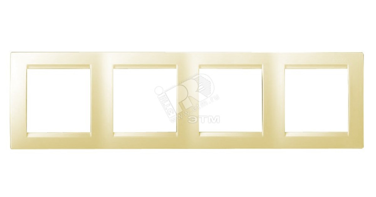 Купить Рамка 4-м 5 сл. кость 1500640-031 Simon оптом в Москве