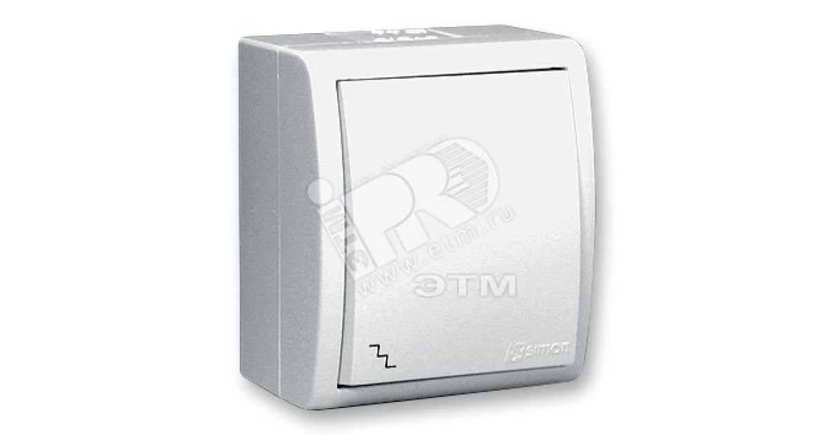 Купить Переключатель проходной 1-кл. ОП 15 Aqua 10А IP54 винтов. зажим бел. 1594201-030 Simon оптом в Москве