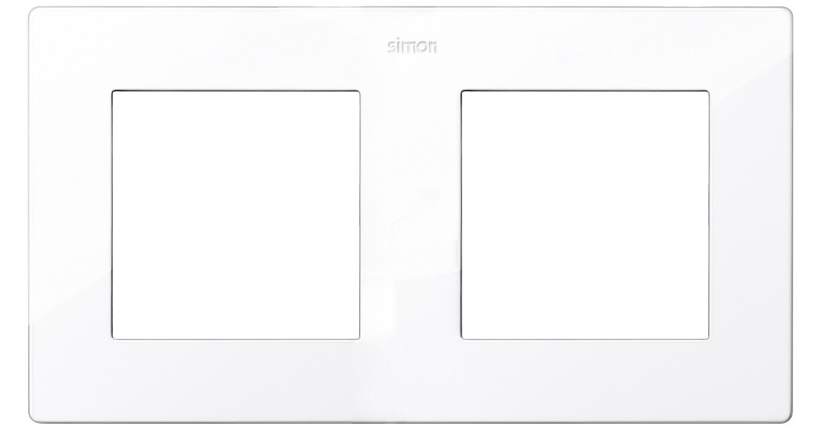 Купить Рамка 2-м Simon24 бел. 2400620-030 Simon оптом в Москве