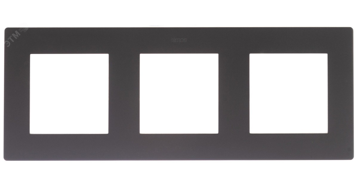 Купить Рамка 3-м Simon24 графит 2400630-038 Simon оптом в Москве
