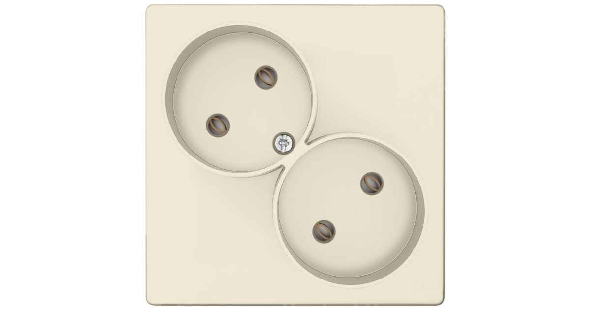 Купить Розетка 2-м СП 24 16А IP20 2х2P без защ. шторок механизм сл. кость 2450457-031 Simon оптом в Москве