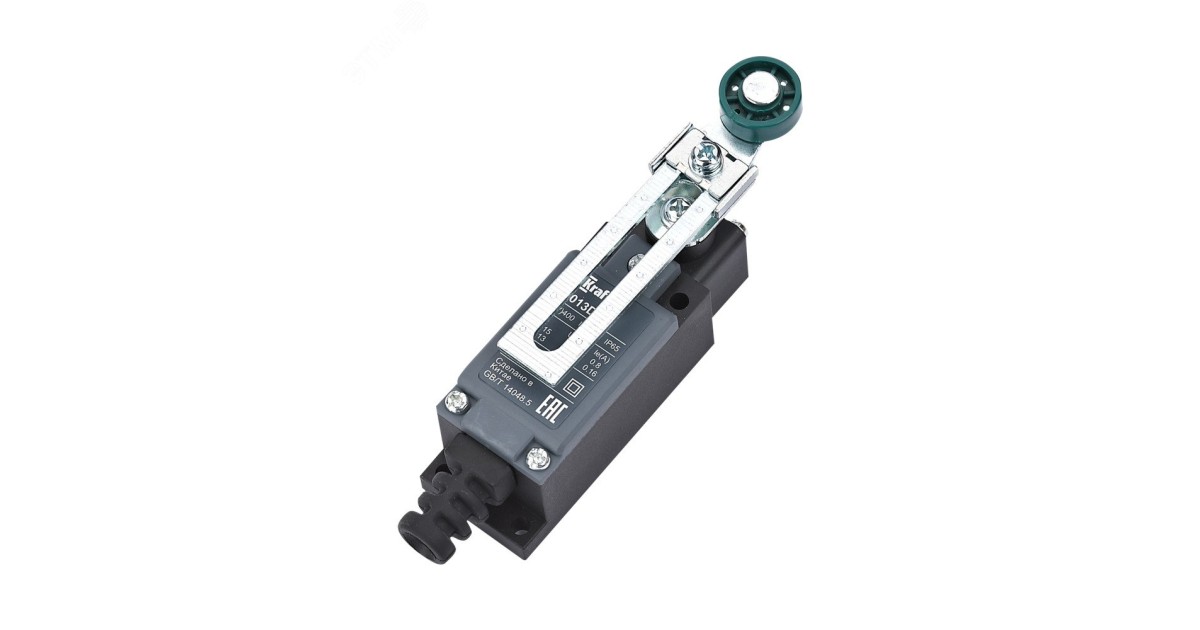 Купить Выключатель концевой пласт. 1НО1НЗ Роликовый рычаг регулиремой длины из термопласта 34013DEK DEKraft оптом в Москве