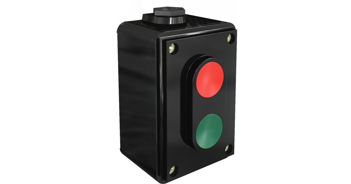 Купить Пост кнопочный 2-м ПКЕ-02 LA4-2H 2НО+2НЗ черн. 25064DEK DEKraft оптом в Москве