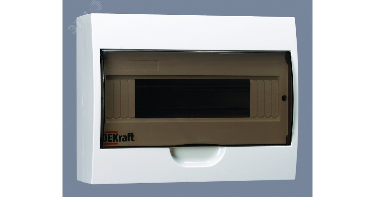 Купить Корпус навесной ЩРН-П-12 12мод. IP41 пластик. 31011DEK DEKraft оптом в Москве