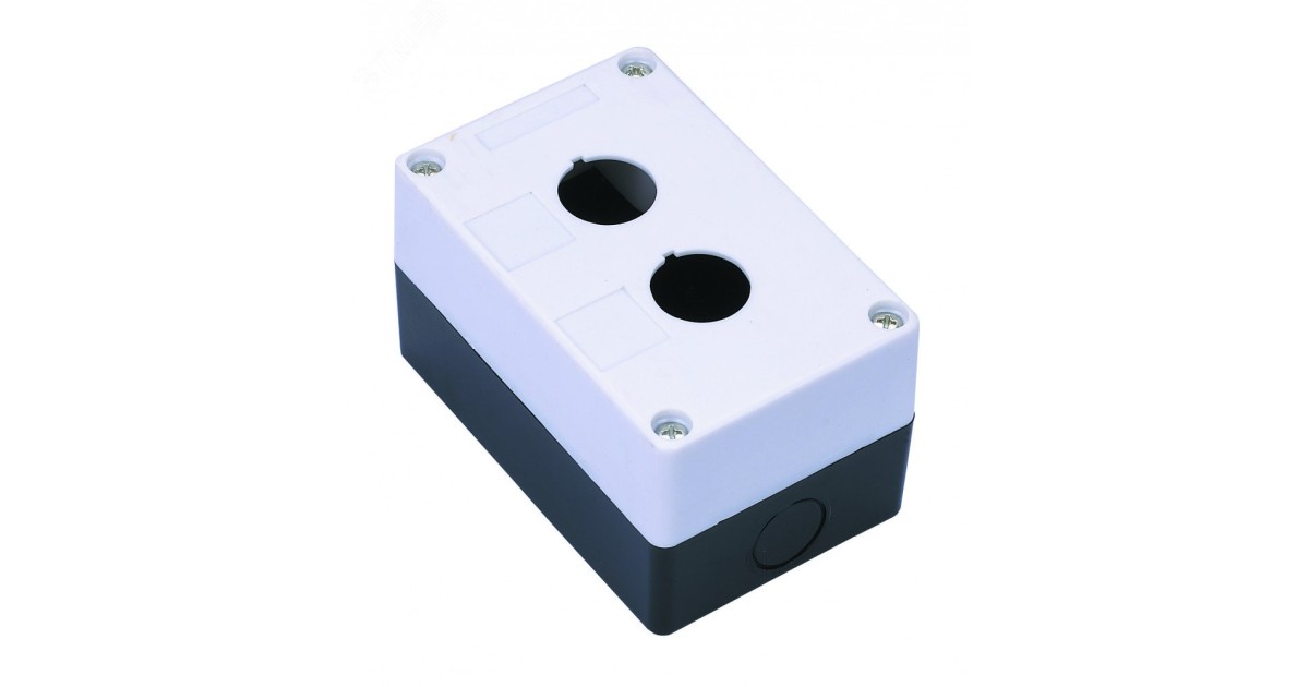 Купить Пост кнопочный 2-м КП-101 d22мм с кабел. вводом для устройств сигнализации и управления пластик. бел. 25502DEK DEKraft оптом в Москве