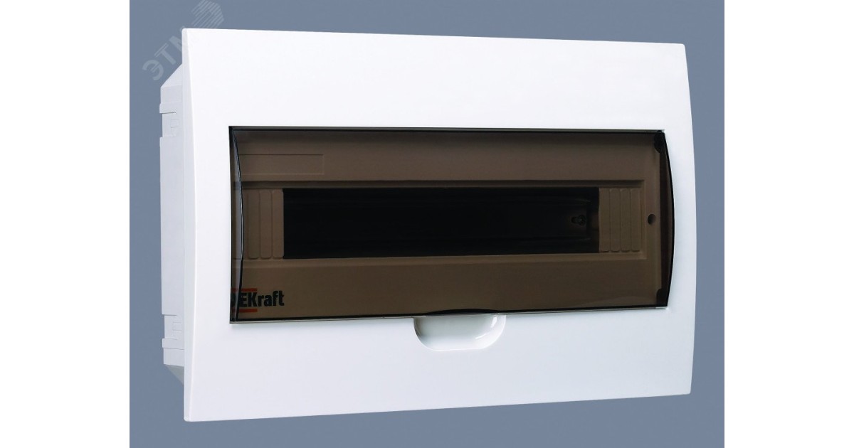 Купить Корпус встраиваемый ЩРВ-П-18 25х40х10 18мод. IP41 пластик. 31005DEK DEKraft оптом в Москве