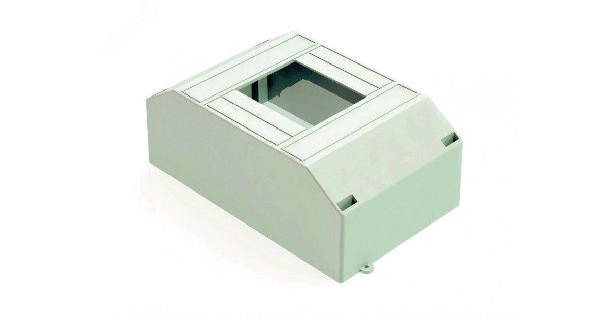 Купить Корпус навесной ЩРН-П-2/4 12.5х7.8х5.8 2-4мод. IP30 пластик. бел. 31031DEK DEKraft оптом в Москве