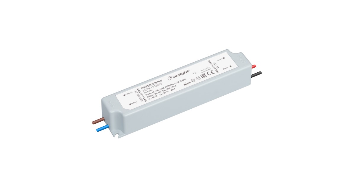 Купить Блок питания ARPV-LV12035 (12V, 3.0A, 36W) 010996 Arlight оптом в Москве