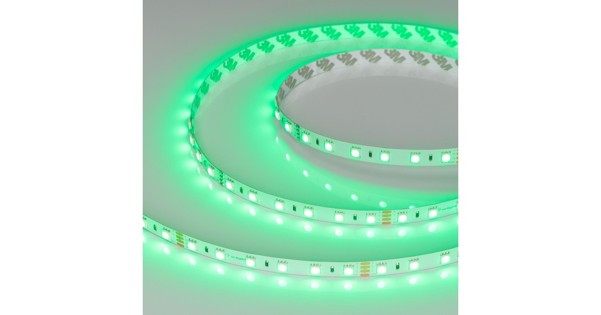 Купить Лента RT-B60-10mm 24V RGB (14.4 W/m, IP20, 5060, 50m) 024586(2) Arlight оптом в Москве