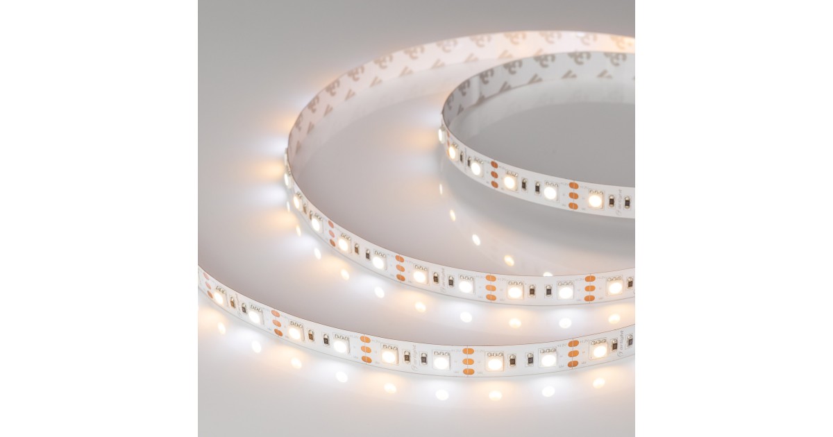 Купить Лента RT-B60-12mm 12V White-MIX (14.4 W/m, IP20, 5060, 5m) 011093(2) Arlight оптом в Москве