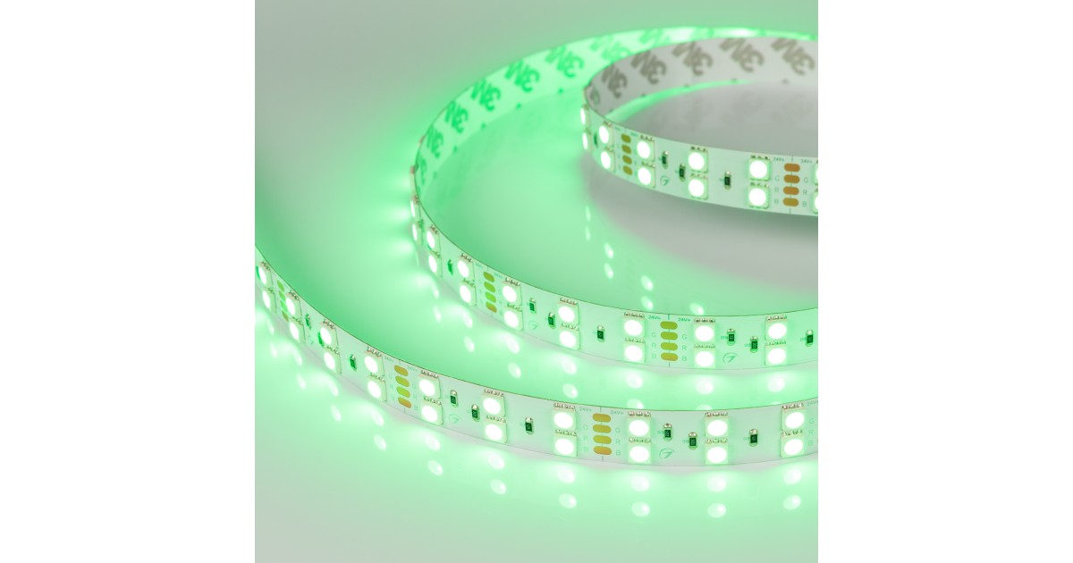 Купить Лента RT-B120-15mm 24V RGB (28.8 W/m, IP20, 5060, 5m) 011205(2) Arlight оптом в Москве