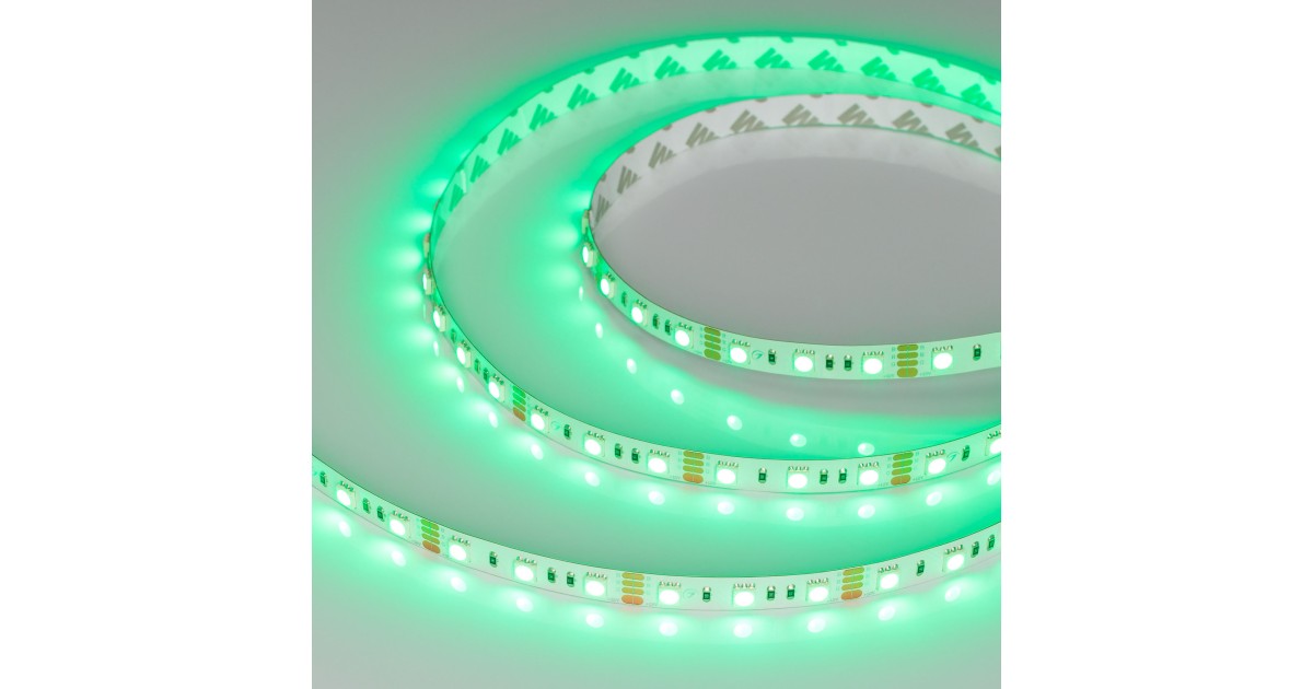 Купить Лента RT-B60-10mm 12V RGB (14.4 W/m, IP20, 5060, 5m) 012340(2) Arlight оптом в Москве