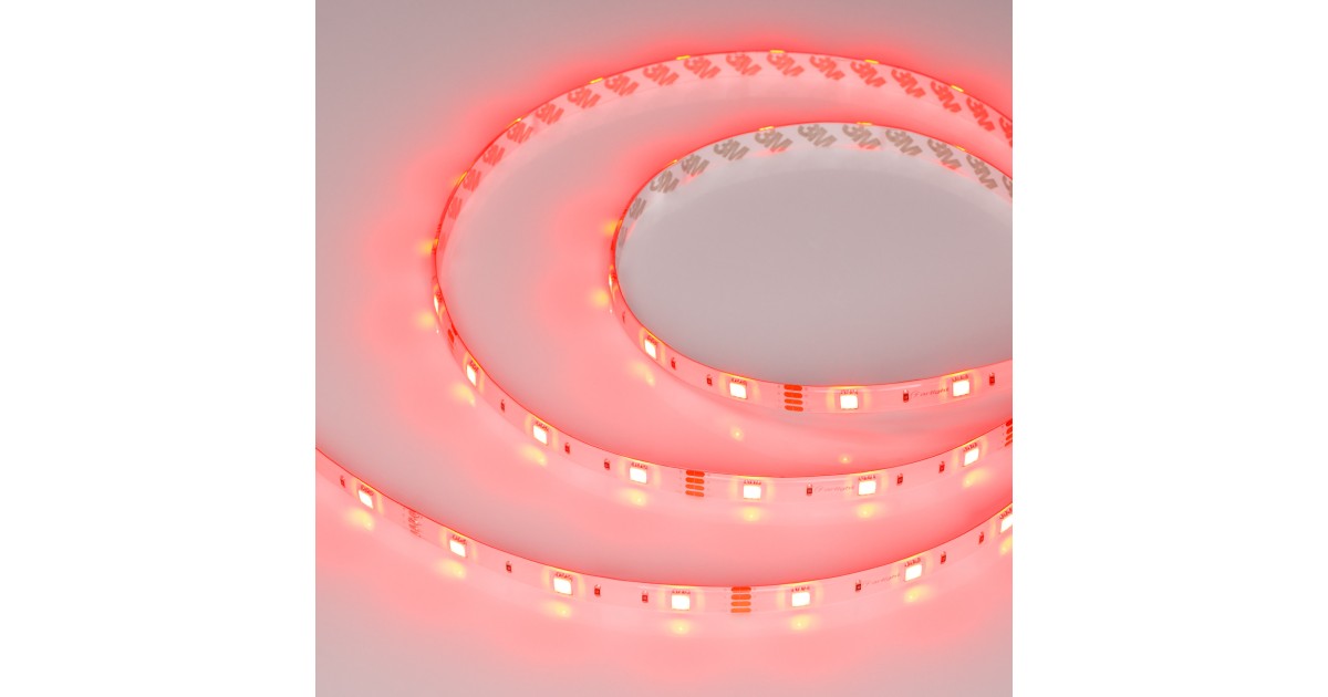Купить Лента герметичная RTW-SE-B30-10mm 12V RGB (7.2 W/m, IP65, 5060, 5m) 014619(2) Arlight оптом в Москве