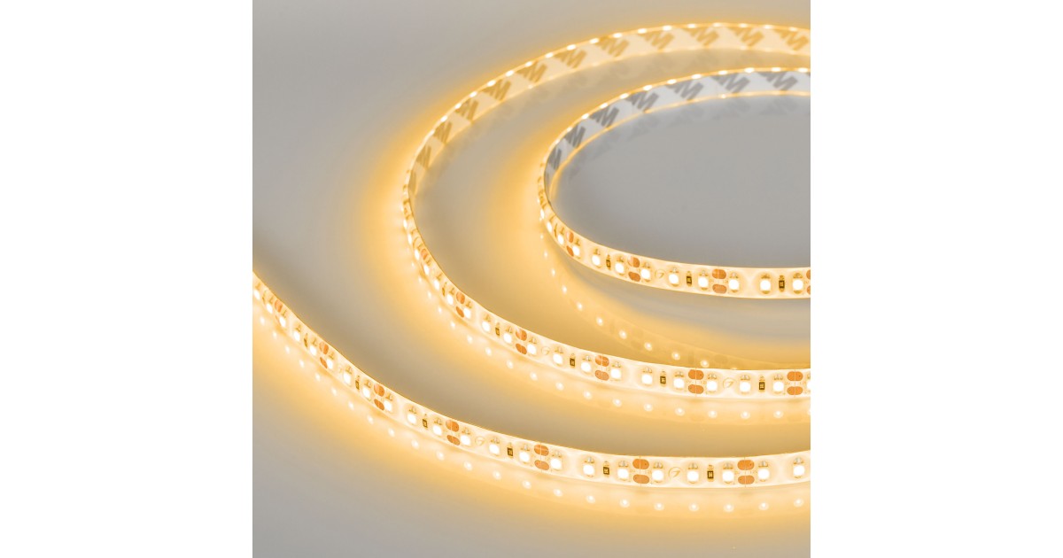 Купить Лента герметичная RTW-SE-A120-8mm 12V Yellow (9.6 W/m, IP65, 2835, 5m) 014883(2) Arlight оптом в Москве