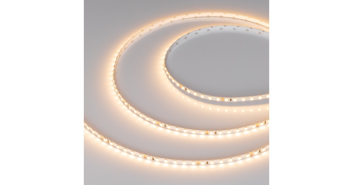 Купить Лента RT-A120-5mm 24V Warm2700 (9.6 W/m, IP20, 2835, 5m) 015649(2) Arlight оптом в Москве