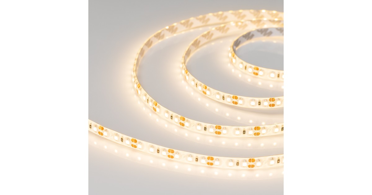 Купить Лента герметичная RTW-SE-A120-8mm 12V Warm3000 (9.6 W/m, IP65, 2835, 5m) 015730(2) Arlight оптом в Москве