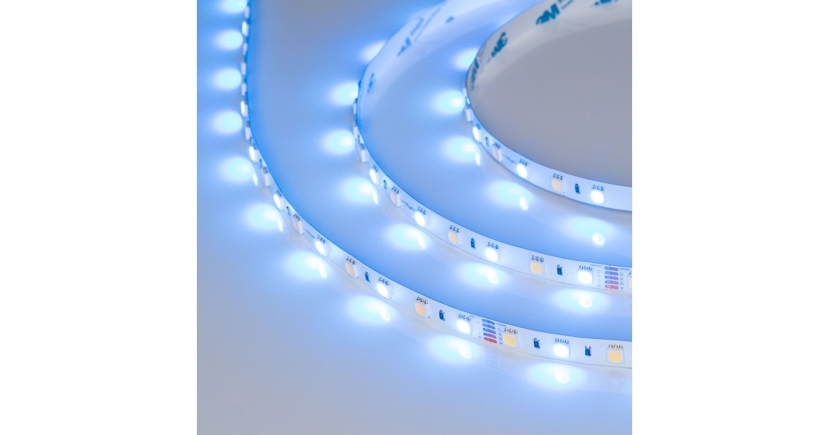 Купить Лента RT-B60-10mm 24V RGBW-White (14.4 W/m, IP20, 5060, 5m) 018325(2) Arlight оптом в Москве