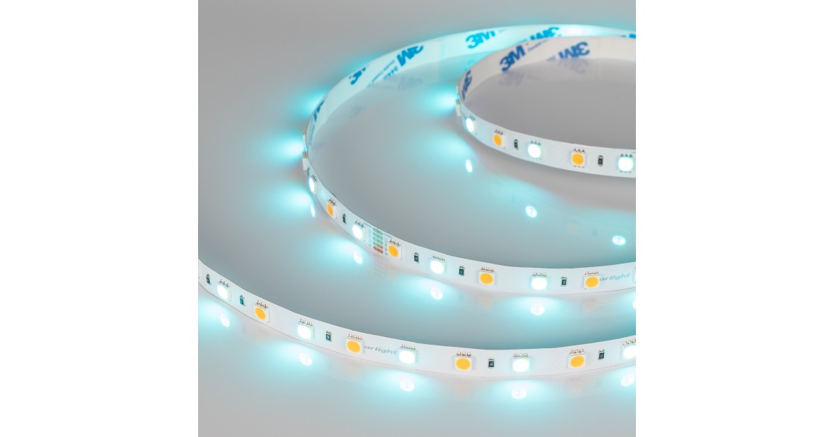 Купить Лента RT-B60-10mm 24V RGBW-Warm (14.4 W/m, IP20, 5060, 5m) 018327(2) Arlight оптом в Москве