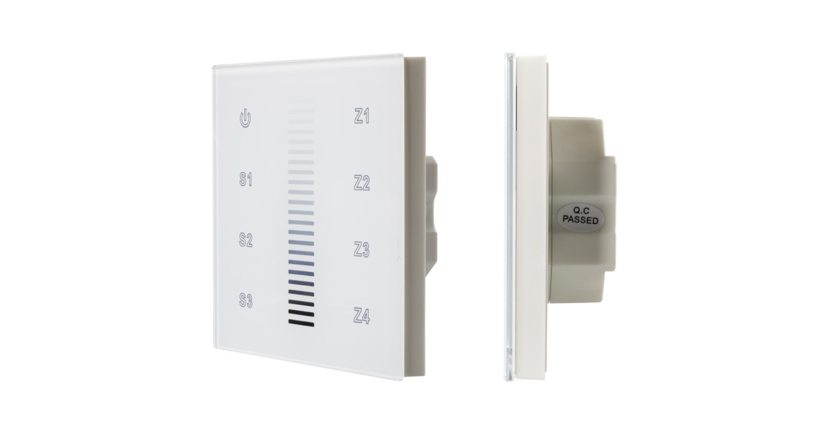 Купить INTELLIGENT ARLIGHT Сенсорная панель DALI-901-11-ADDR-3SC-DIM-DT6-IN White (BUS) 037190 Arlight оптом в Москве