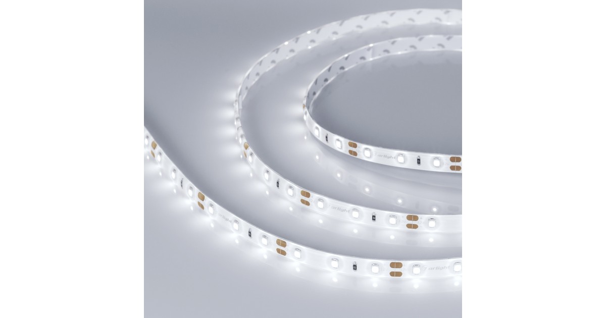 Купить Лента герметичная RTW-SE-A60-8mm 12V White6000 (7.2 W/m, IP65, 2835, 5m) 020517(2) Arlight оптом в Москве