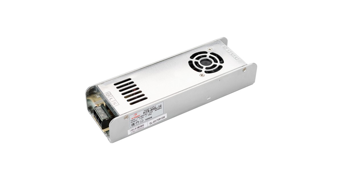 Купить Блок питания HTS-400L-12 (12V, 33A, 400W) 020828 Arlight оптом в Москве