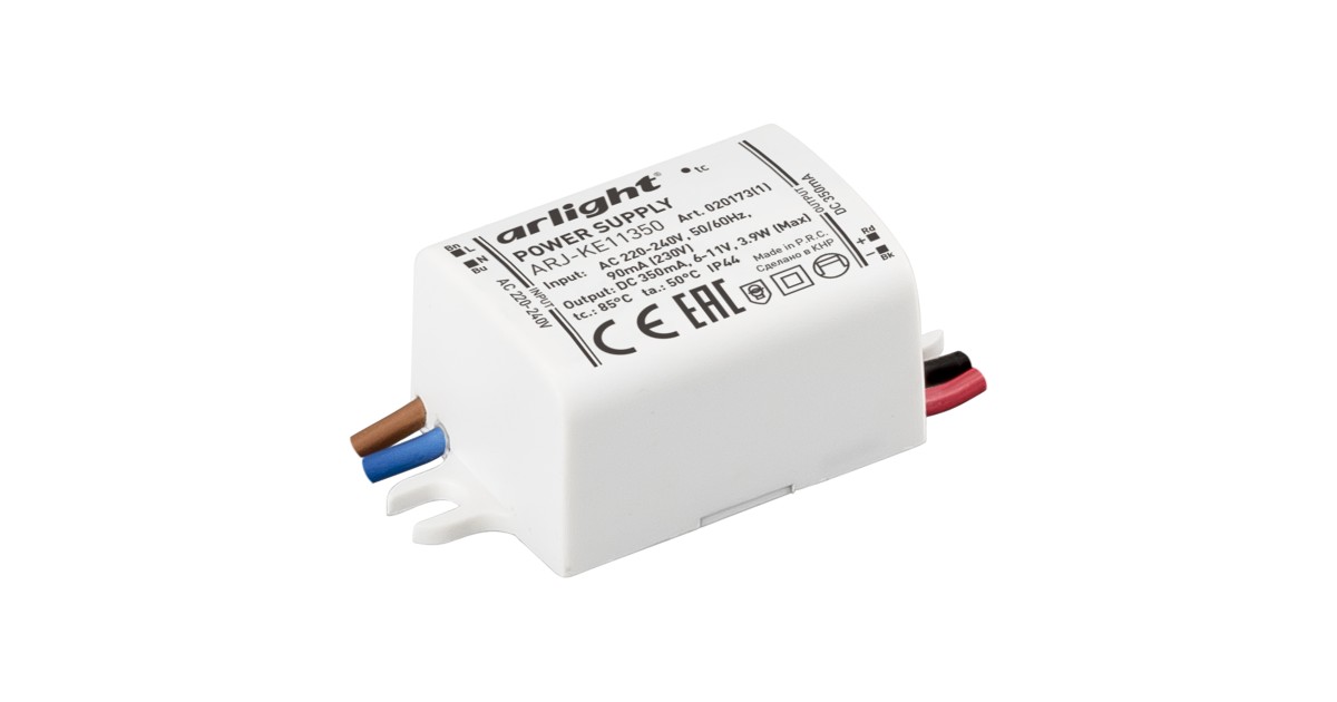 Купить Блок питания ARJ-KE11350 (4W, 350mA) 020173(1) Arlight оптом в Москве