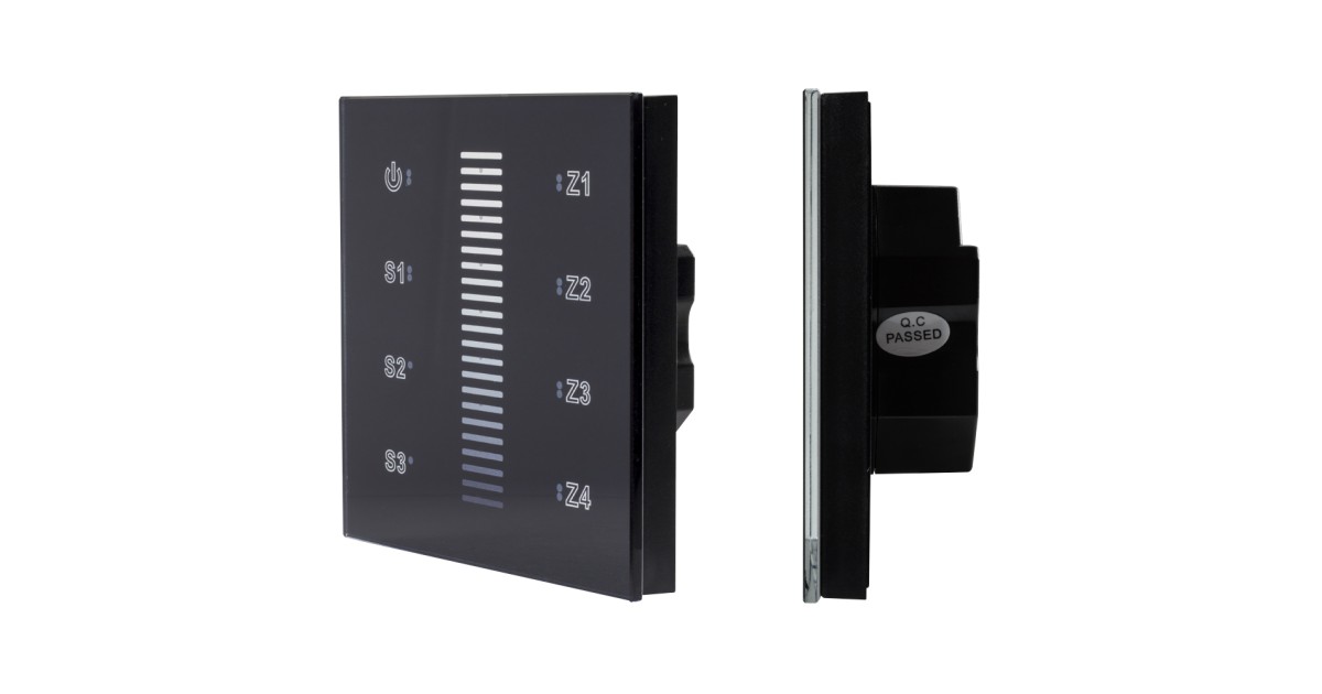 Купить INTELLIGENT ARLIGHT Сенсорная панель DALI-901-11-ADDR-3SC-DIM-DT6-IN Black (BUS) 037189 Arlight оптом в Москве