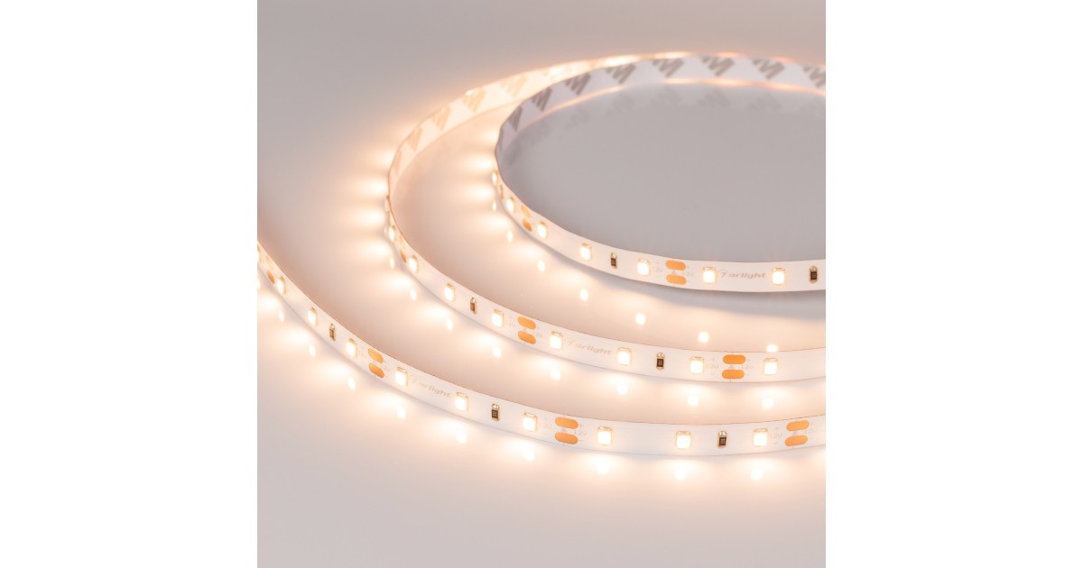 Купить Лента RT-A60-8mm 12V Warm3000 CRI98 (7.2 W/m, IP20, 2835, 5m) 021406(2) Arlight оптом в Москве