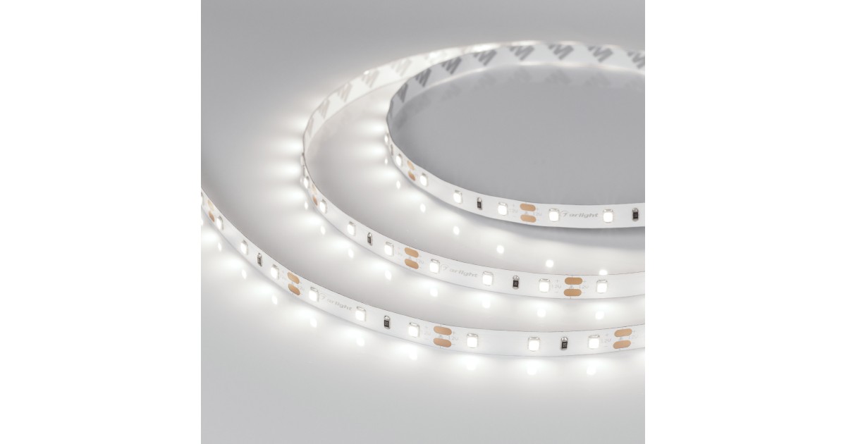 Купить Лента RT-A60-8mm 12V Day5000 CRI98 (7.2 W/m, IP20, 2835, 5m) 021404(2) Arlight оптом в Москве
