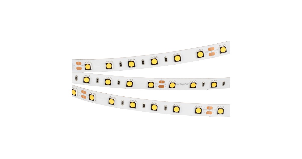 Купить Лента RT-B60-10mm 24V Warm3000 CRI98 (14.4 W/m, IP20, 5060, 5m) 021421(2) Arlight оптом в Москве