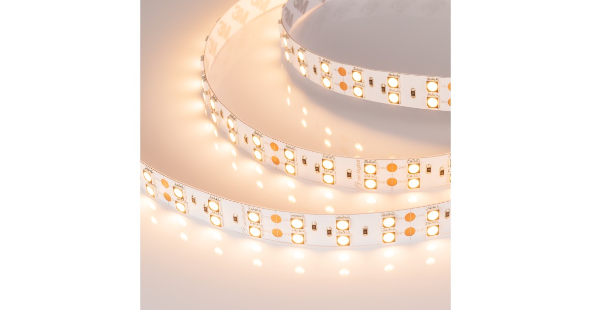 Купить Лента RT-B120-15mm 24V Warm3000 CRI98 (28.8 W/m, IP20, 5060, 5m) 021470(2) Arlight оптом в Москве