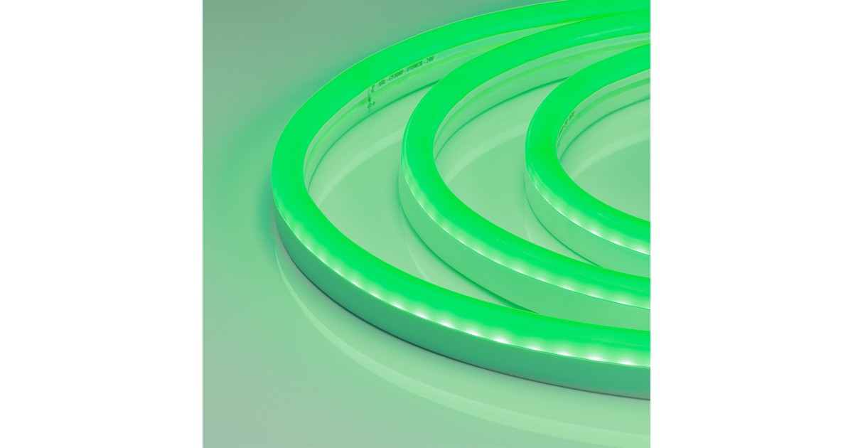 Купить Гибкий неон ARL-NEON-2615GH-SIDE 24V Green 030869 Arlight оптом в Москве