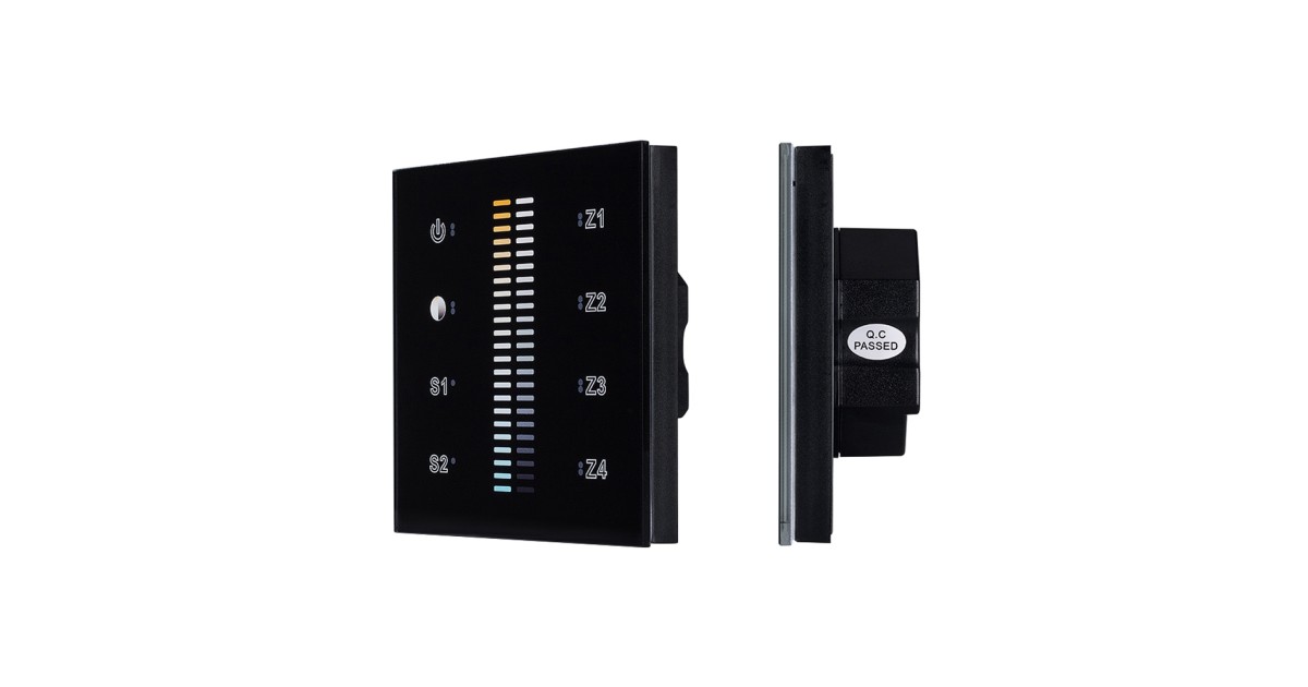 Купить Панель Sens SR-2830B-AC-RF-IN Black (220V,MIX+DIM,4зоны) 021062 Arlight оптом в Москве