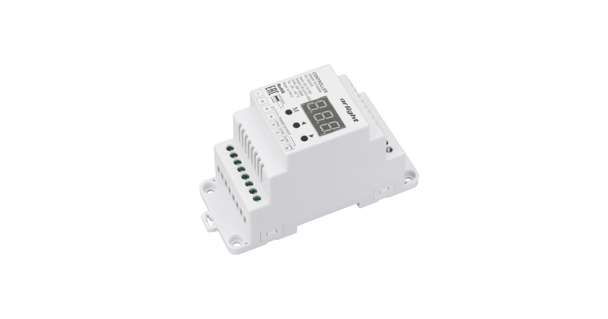 Купить Контроллер SMART-K3-RGBW (12-36V, 4x5A, DIN, 2.4G) 022493 Arlight оптом в Москве
