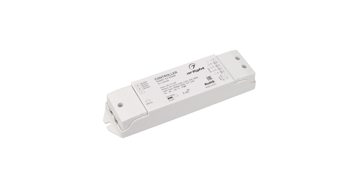 Купить Контроллер SMART-K2-RGBW (12-24V, 4x5A, 2.4G) 022668 Arlight оптом в Москве