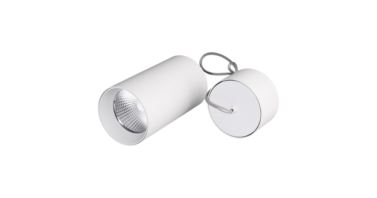 Купить Светильник подвесной SP-POLO-R85-2-15W Day White 40deg (White, White Ring) 022948 Arlight оптом в Москве